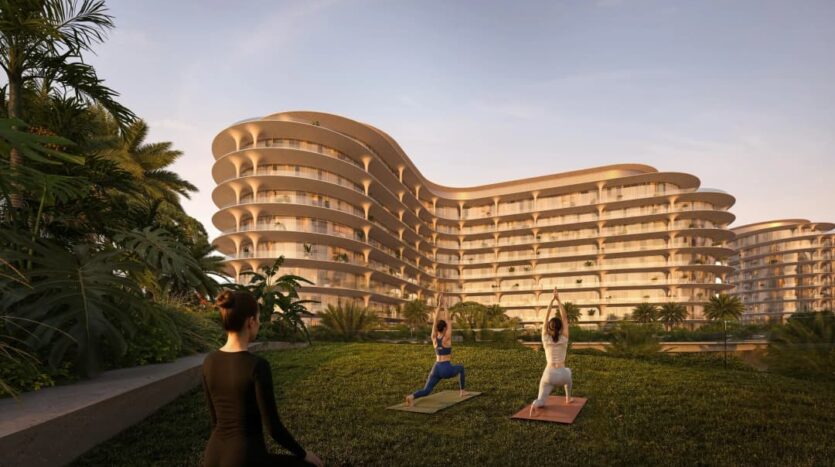 Chambre parentale avec vue mer au sein de The Row Saadiyat Saadiyat Island